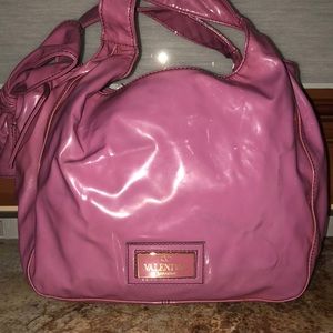 Pink Valentino vinyl purse